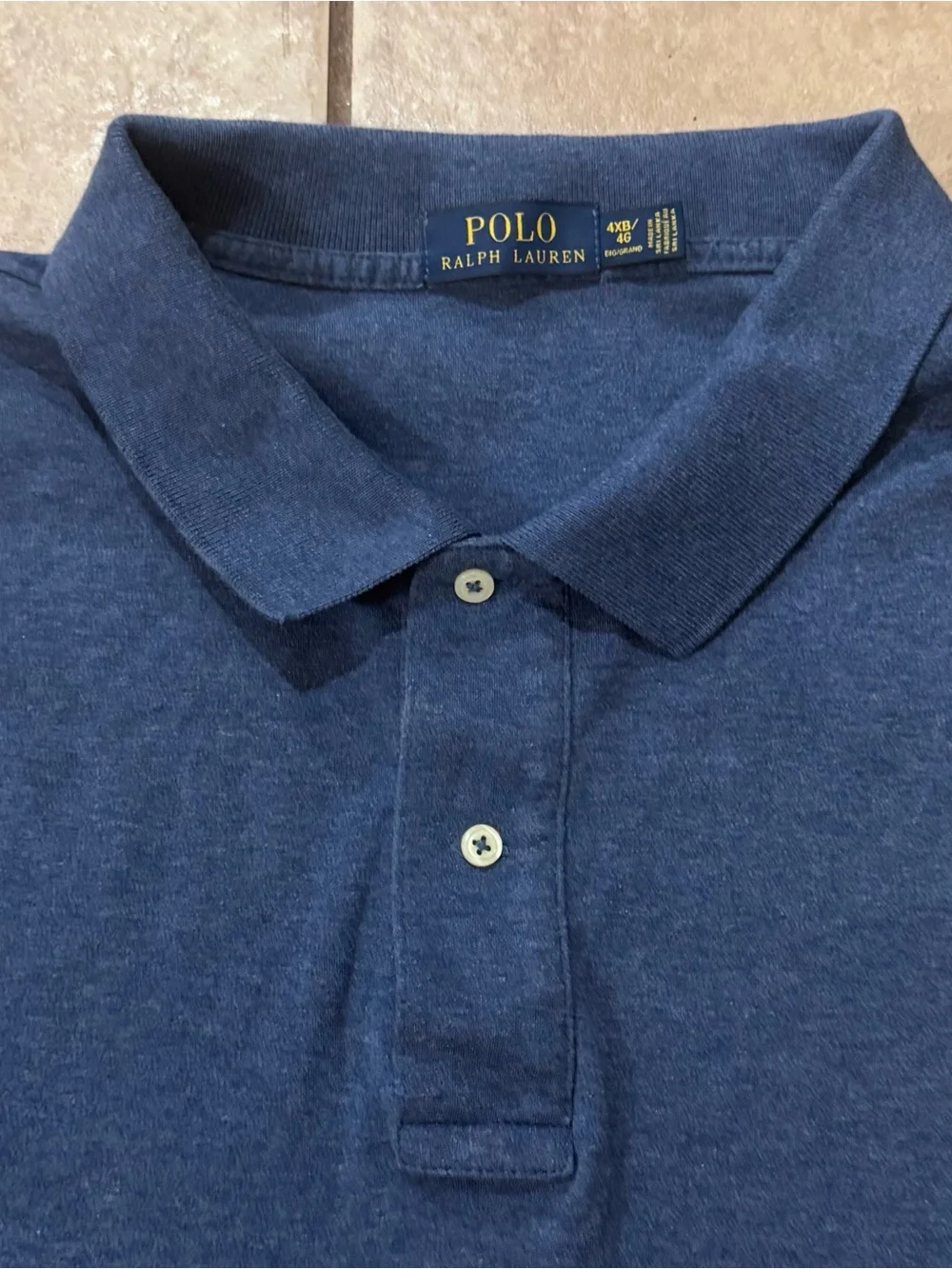 Ralph Lauren Men's Long-Sleeve Polo — Deep Blue